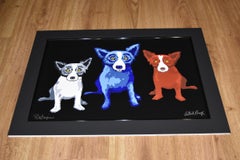 Blue Dog "Three's Company - Black"