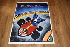 Blue Dog "Thunder Road - The Right Driver" Signed Silkscreen Print