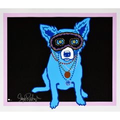 Blue Dog "Waiting for Rex" Signed Numbered Print