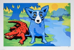 Perros azules y Cajuns en el río