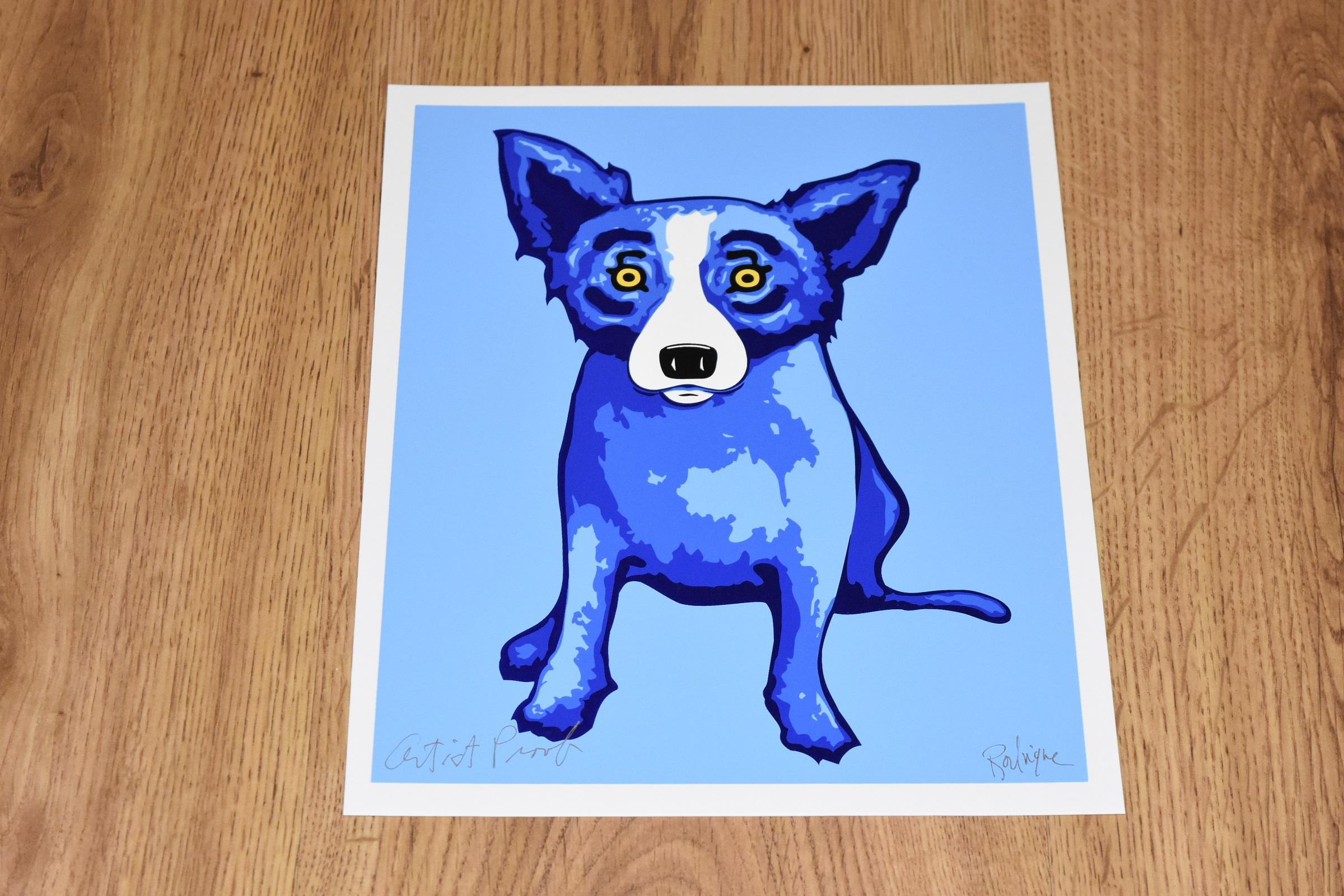 how to draw blue dog