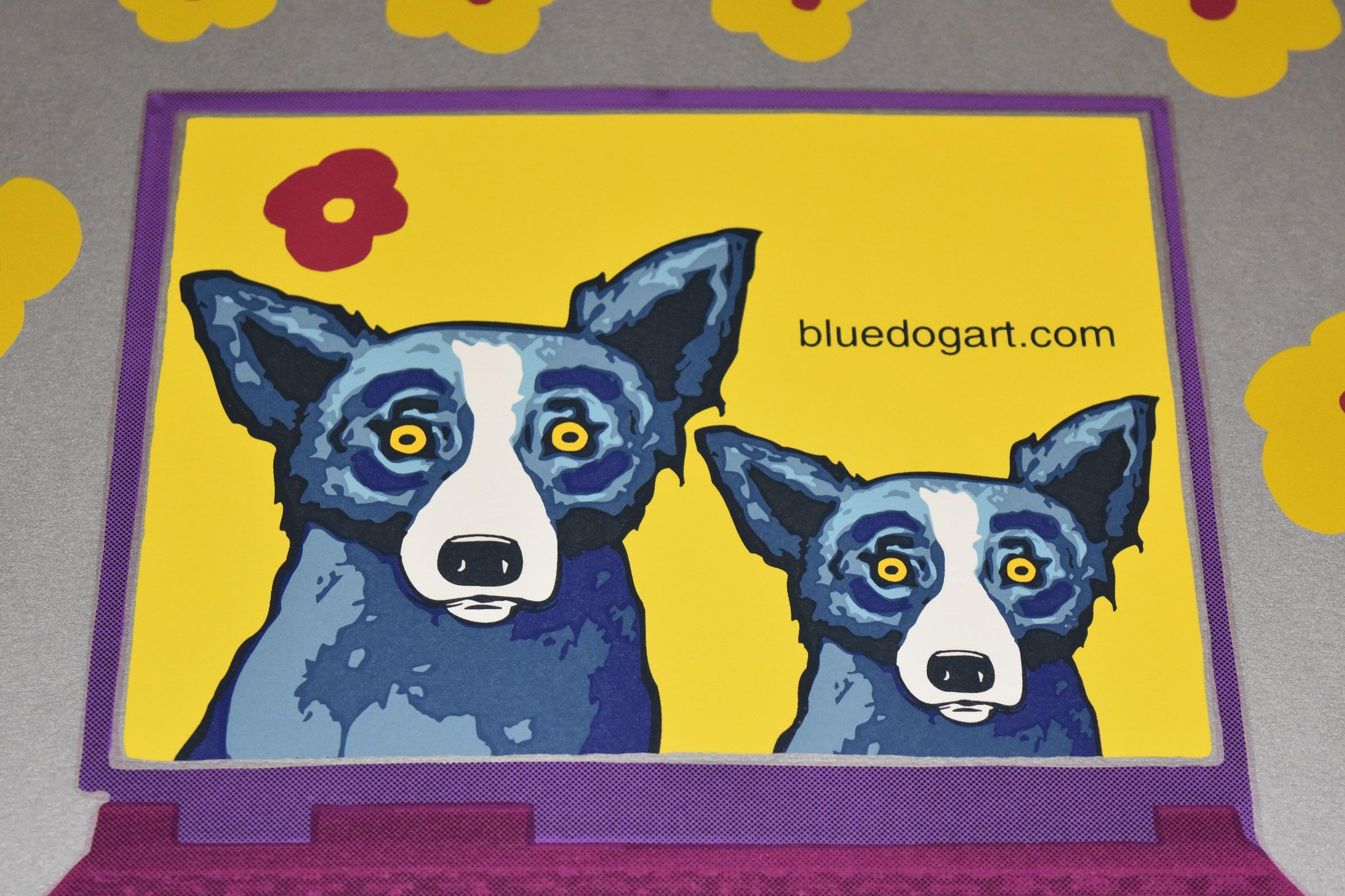blue dog art