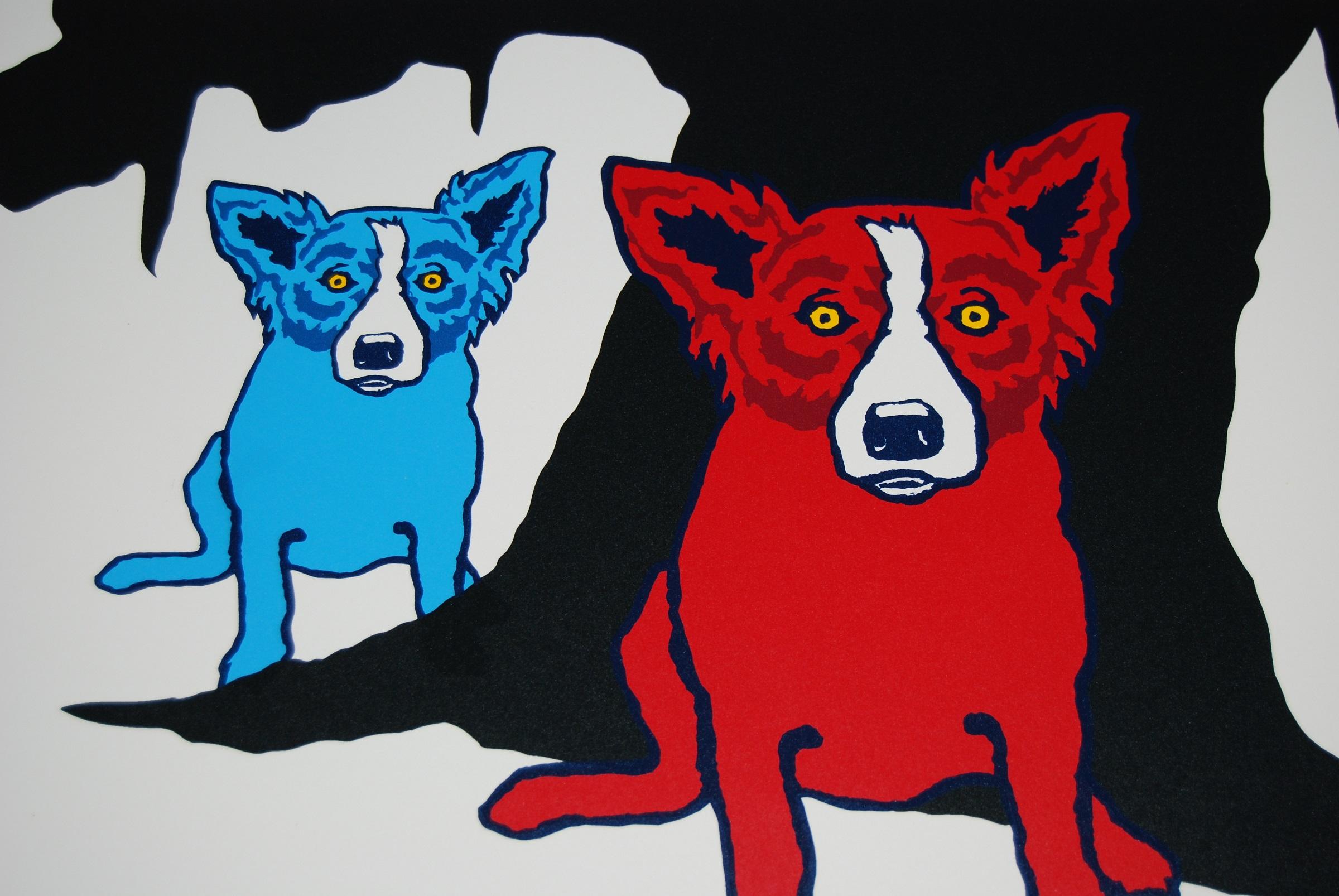 blue dog painting value