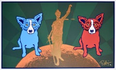 Blue Dog "Equal Justice Green" - Signed Numbered Print