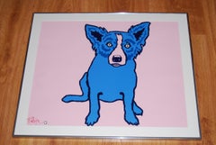 Femme Fatale - Signed Silkscreen Blue Dog Print