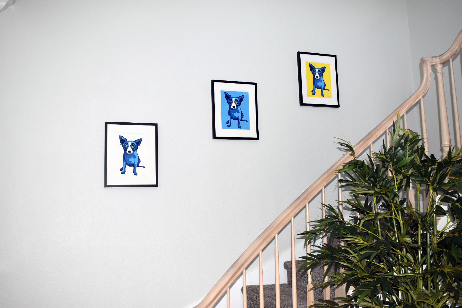GEORGE RODRIGUE  BLUE DOG  PURITY OF SOUL  BLUE SKIES  SUNSHINE  SIGNED - Print by George Rodrigue