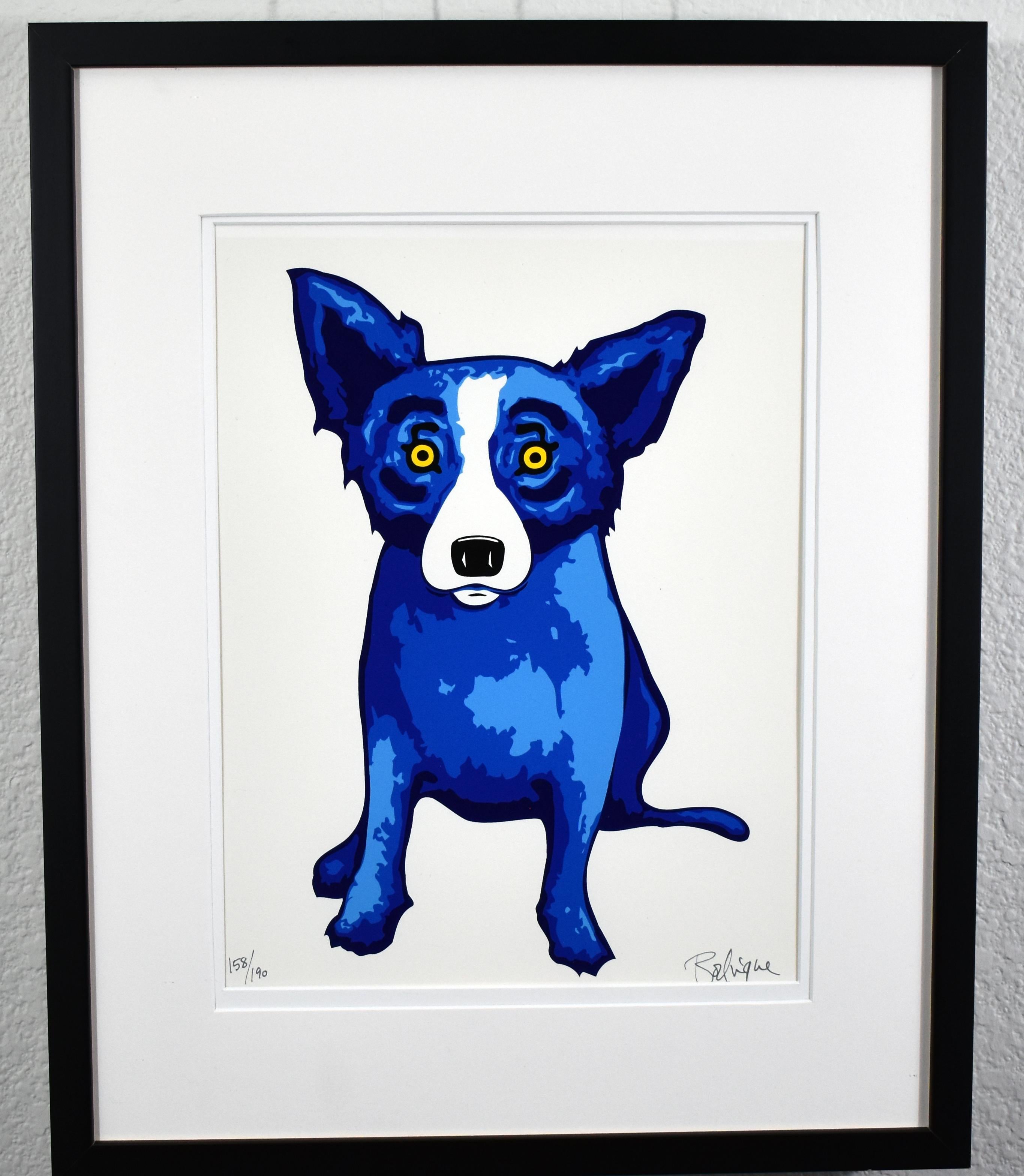 blue dog litho