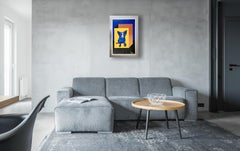 George Rodrigue Blue Label Blue Dog 1995 Signierter Siebdruck Auflage von 50