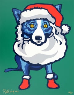 George Rodrigue HO HO HO Serigrafía