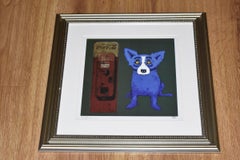 I'm the Real Thing Green - Signed Silkscreen Blue Dog Print