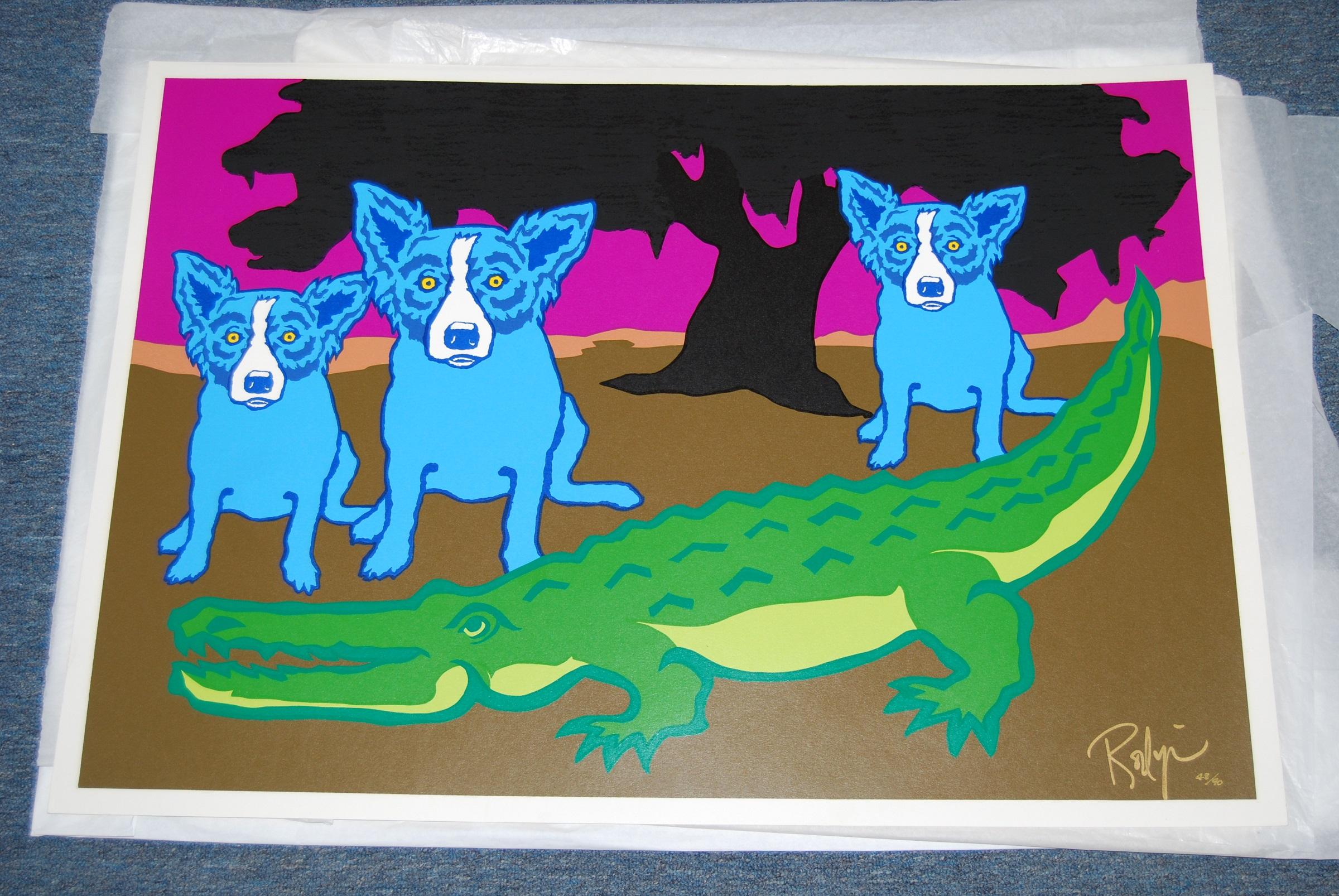 Later Gator - Print by George Rodrigue