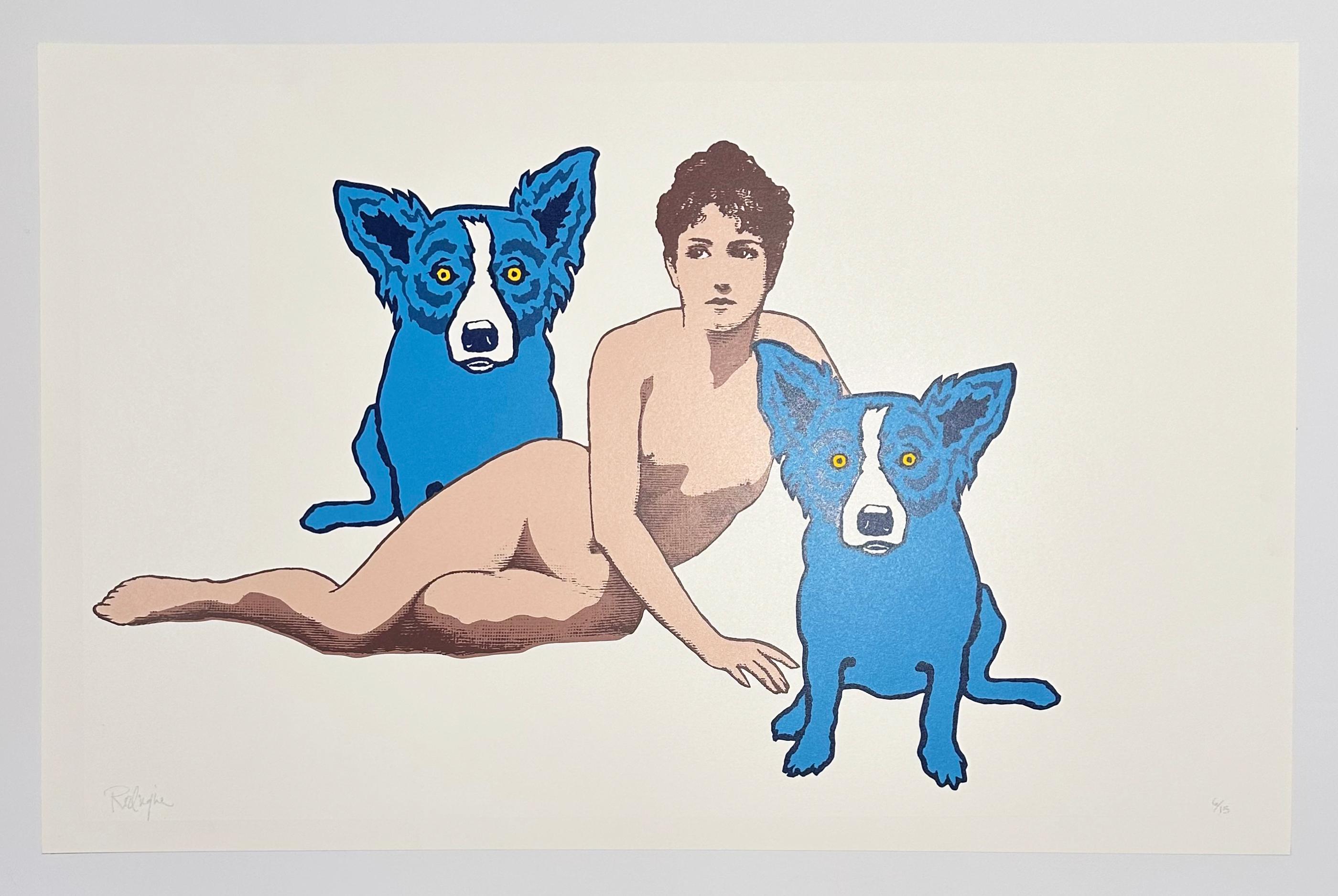 Liebe zwischen den Ruinen (Pop-Art), Print, von George Rodrigue