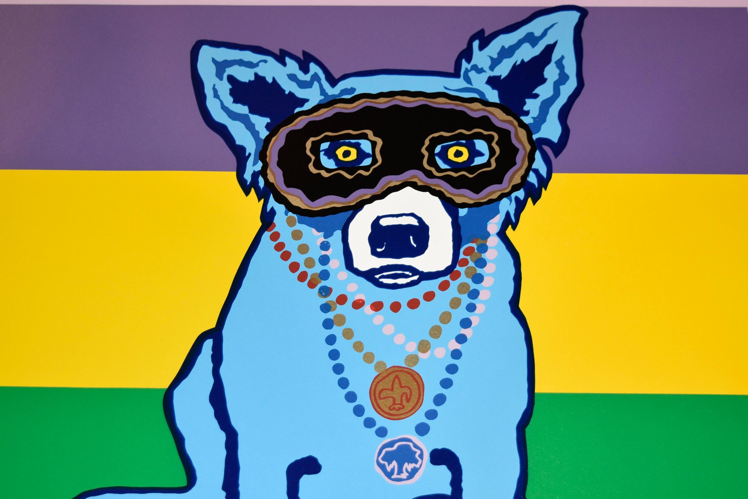 Cane del Mardi Gras - Print Pop Art di George Rodrigue