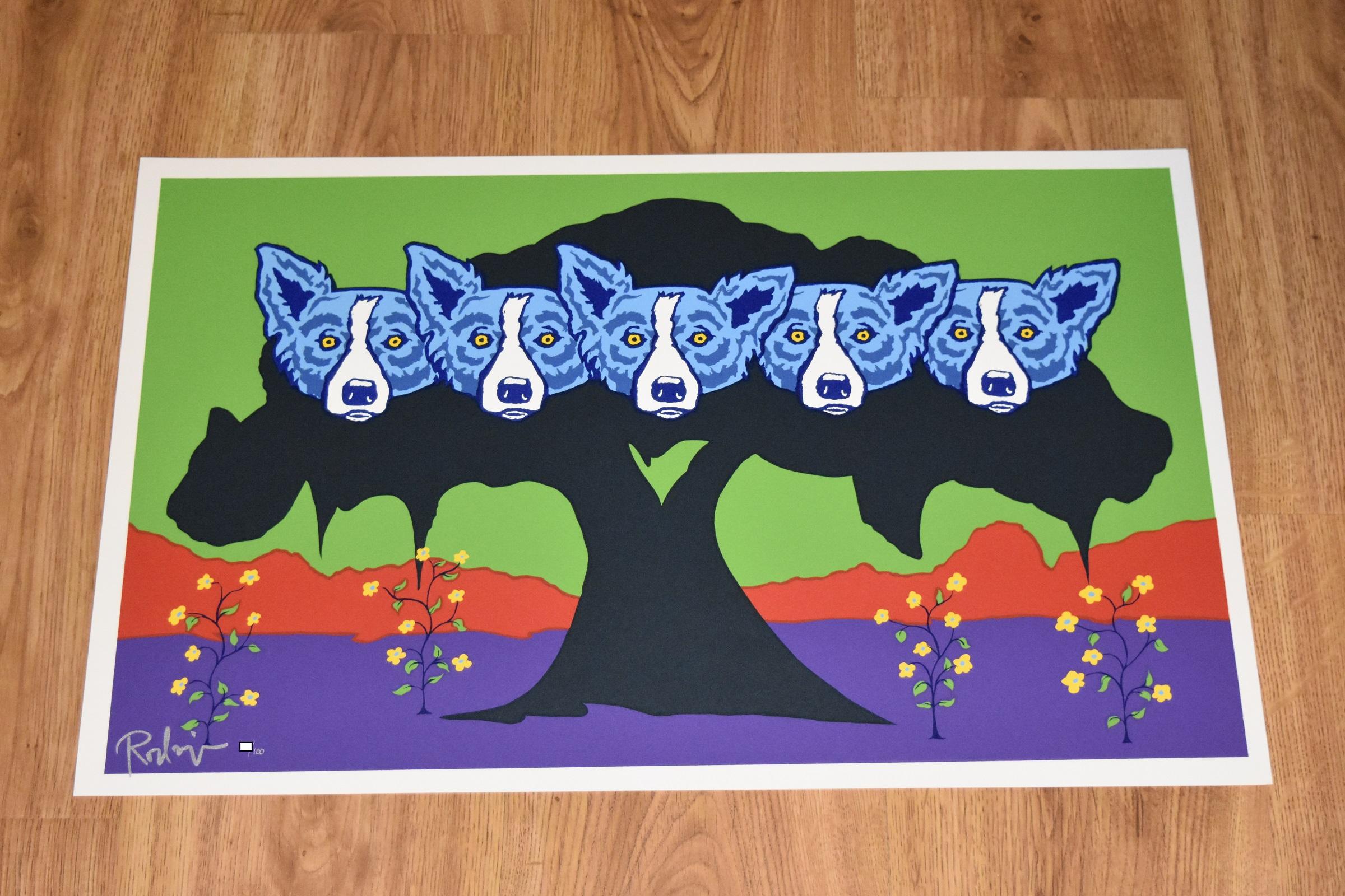 Meeting of the Minds - Impression sérigraphiée signée - Print de George Rodrigue