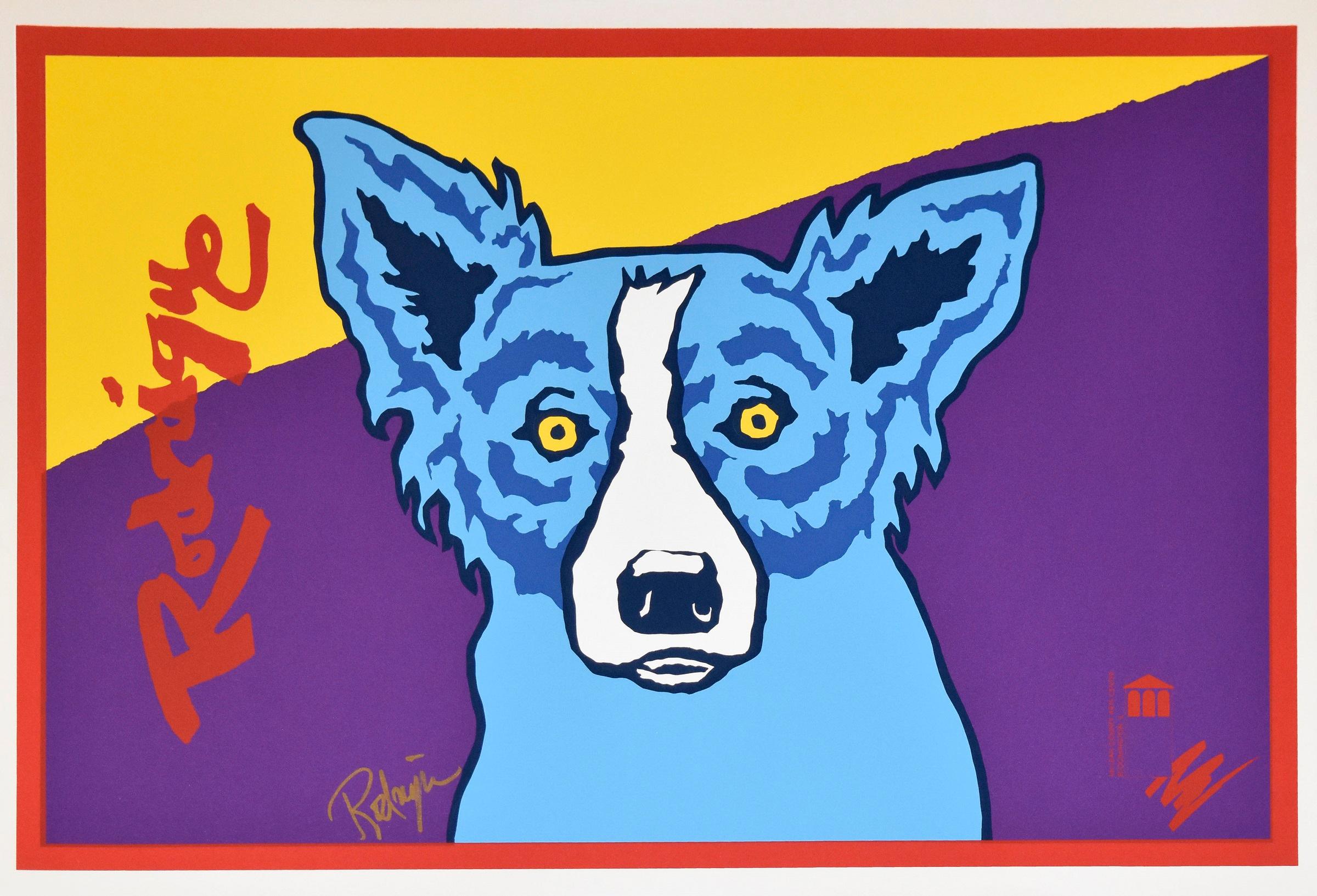 Animal Print di George Rodrigue - Edizione Museo I - Stampa serigrafica firmata