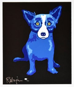 george jonathan puppy love Puppy Love Black - Signed Silkscreen Print