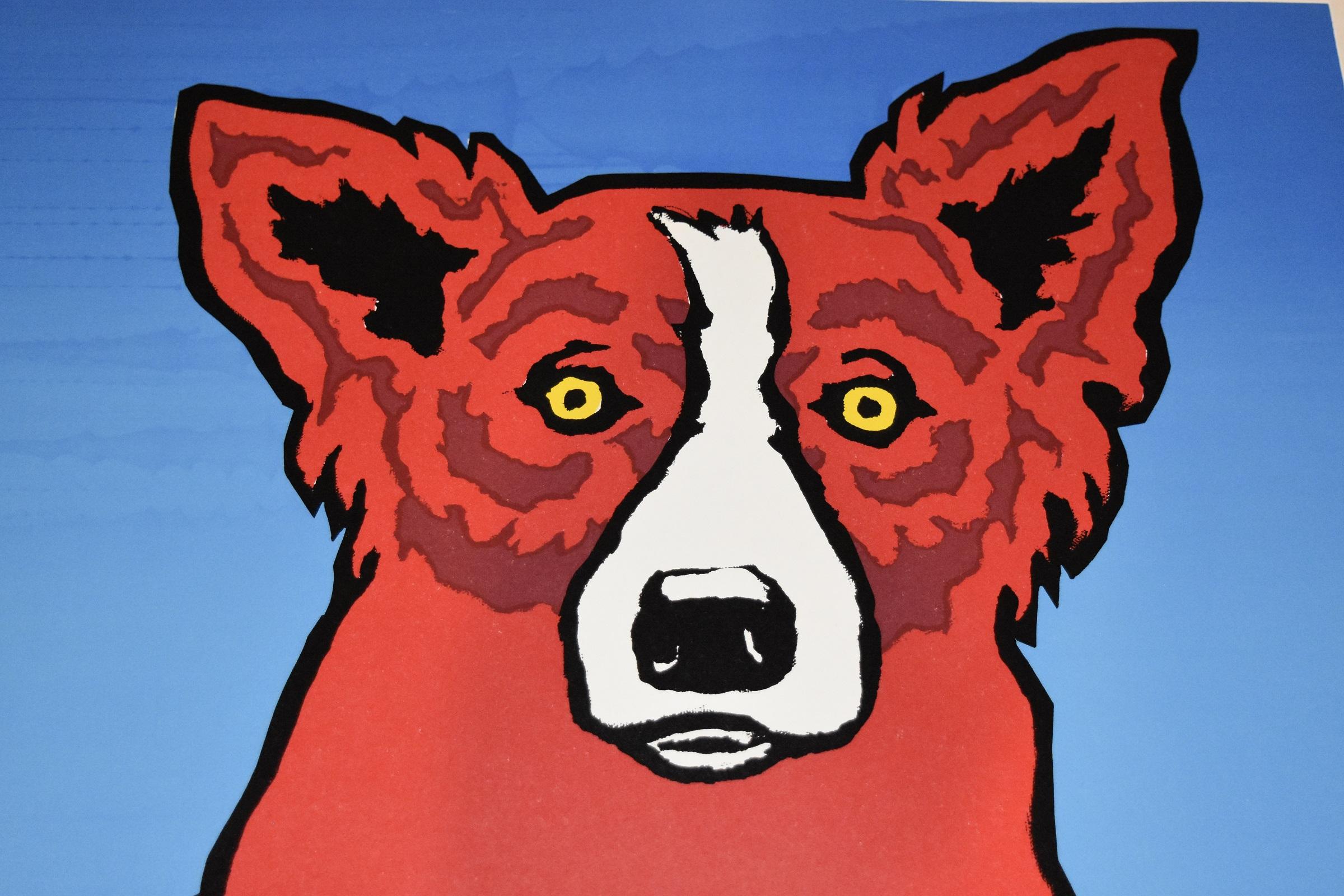 red dog label upside down