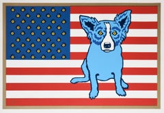 Blue Dog "Red White and Blues"