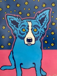 Starry, Starry Eyes (George Rodrigue Blue Dog, Signé Lt'd Ed. Imprimer)