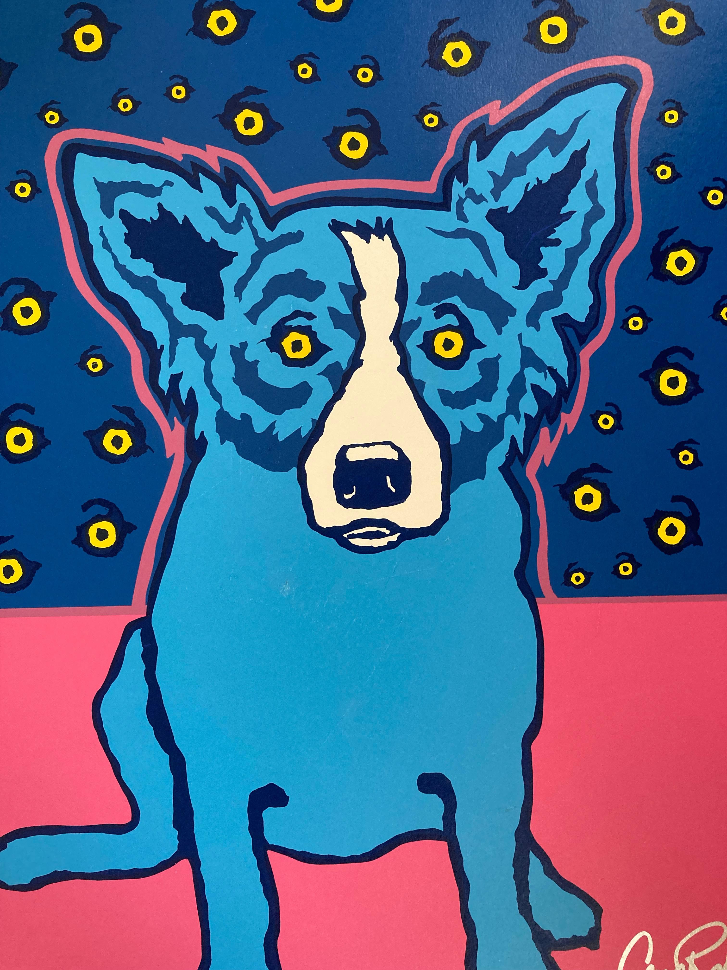 Starry, Starry Eyes (George Rodrigue Blue Dog, Signed Lt'd Ed. Print) 3