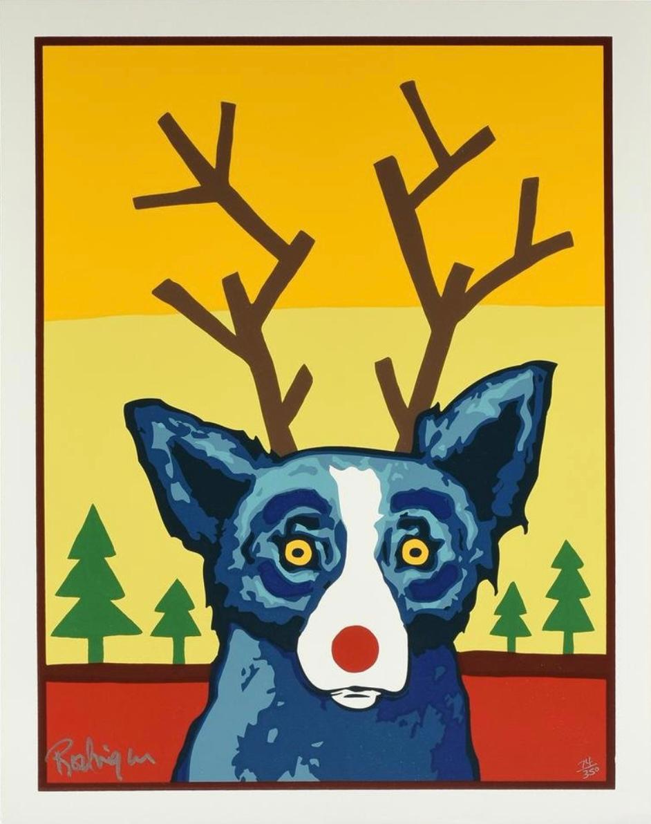 George Rodrigue Animal Print – Wahrhaftig Rudy