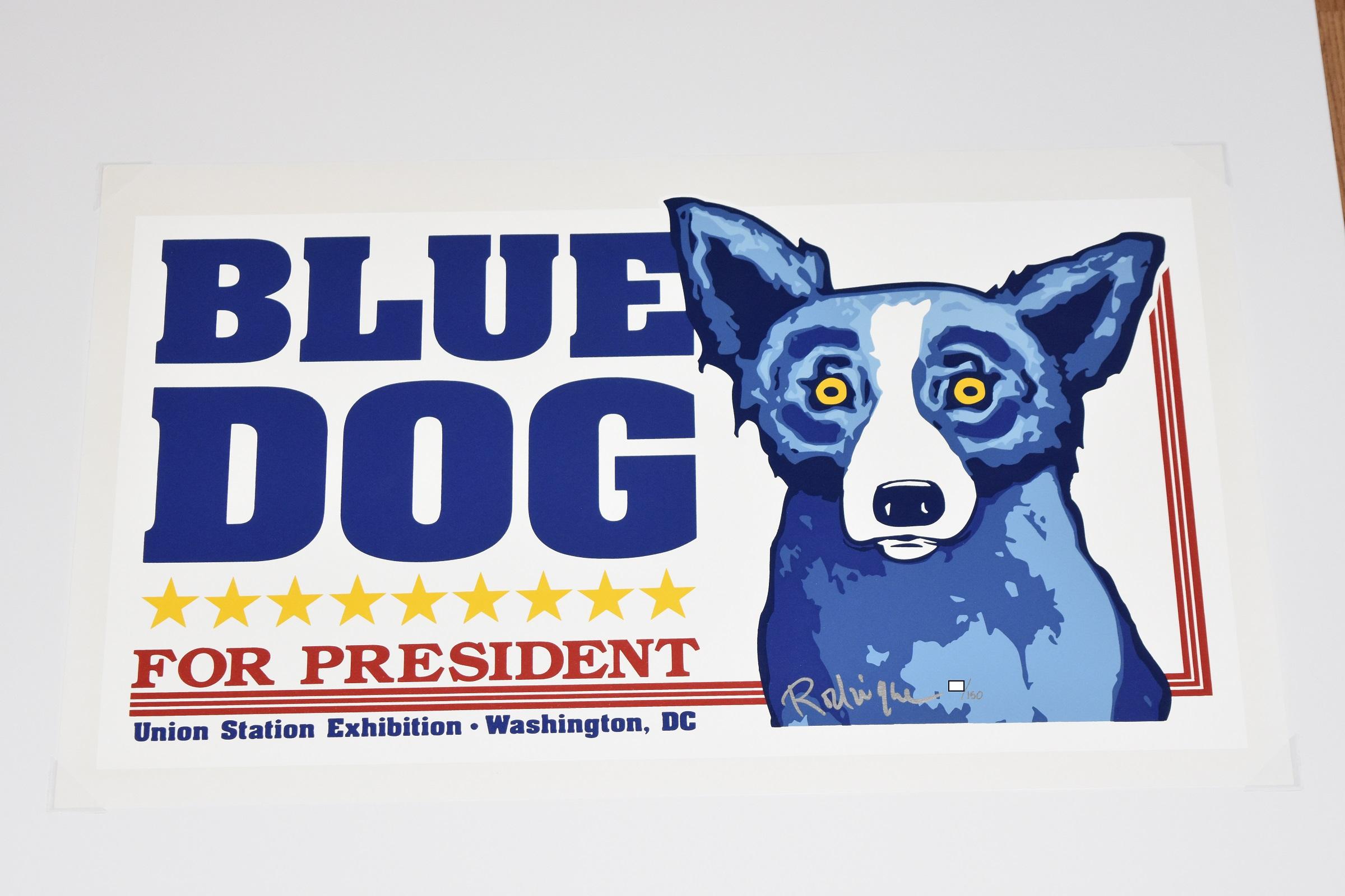 dog for president sign