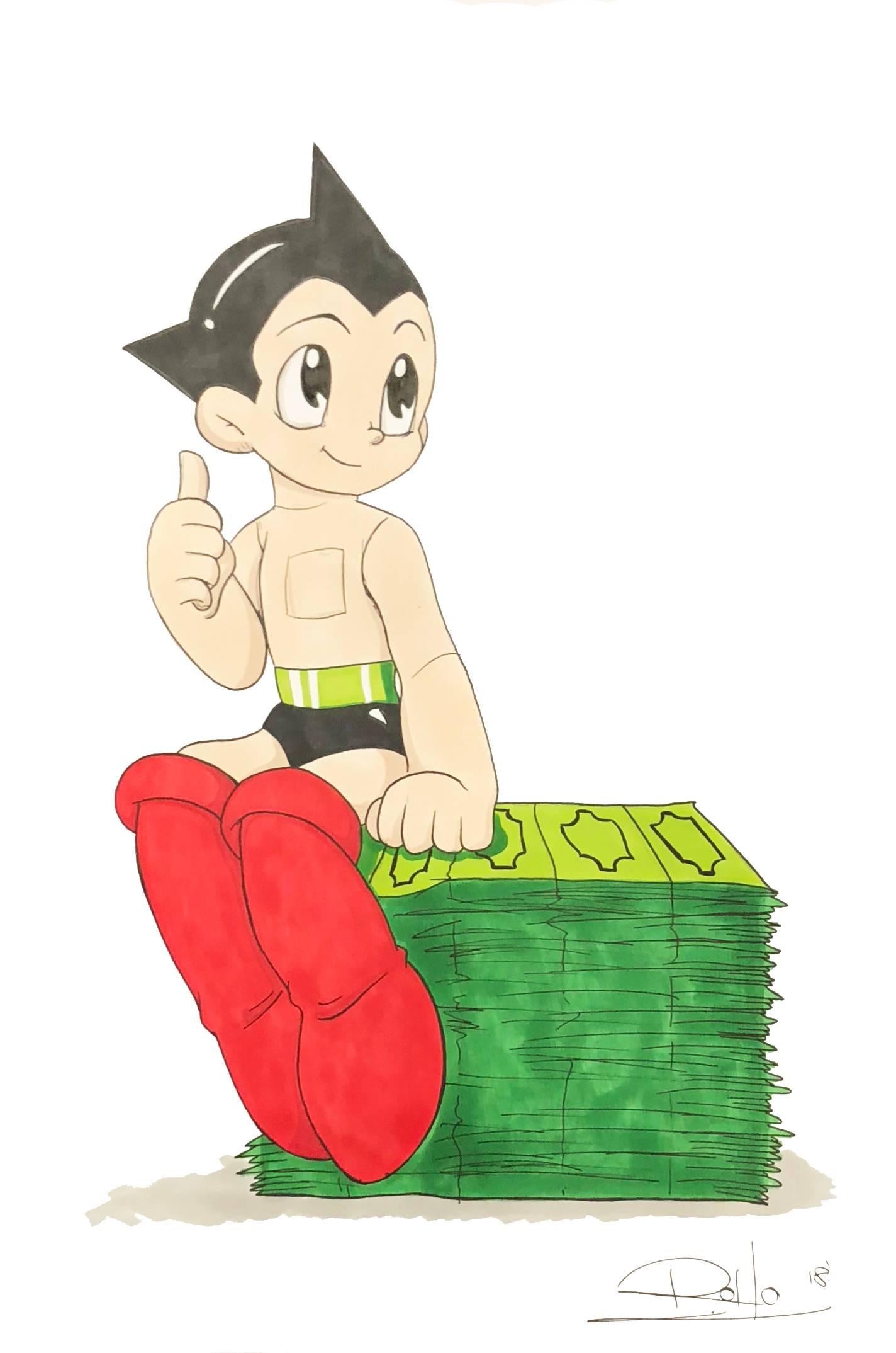 Astroboy - Painting by George Rollo