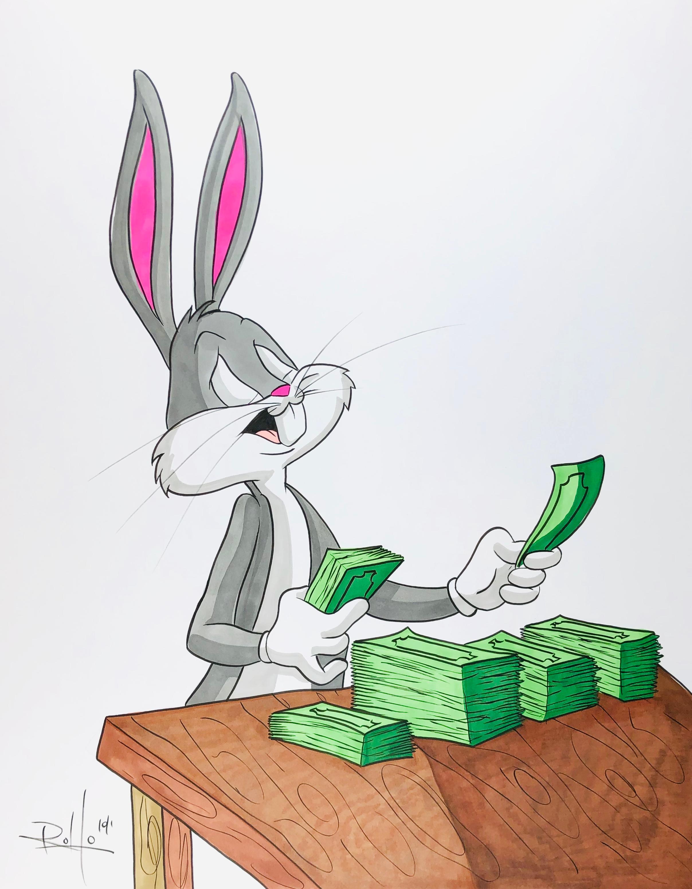 Bugs Money - Painting by George Rollo