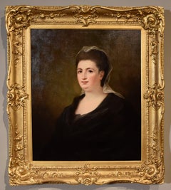 Ölgemälde von George Romney „Porträts einer Dame und eines Gentleman“