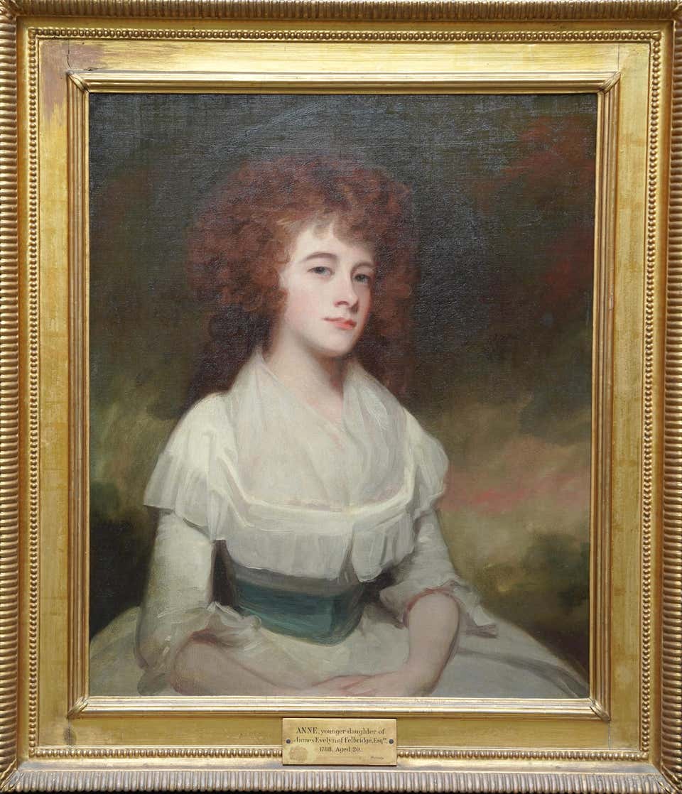 George Romney - Portrait Of Mrs Elizabeth Rattray, 18th Century by ...