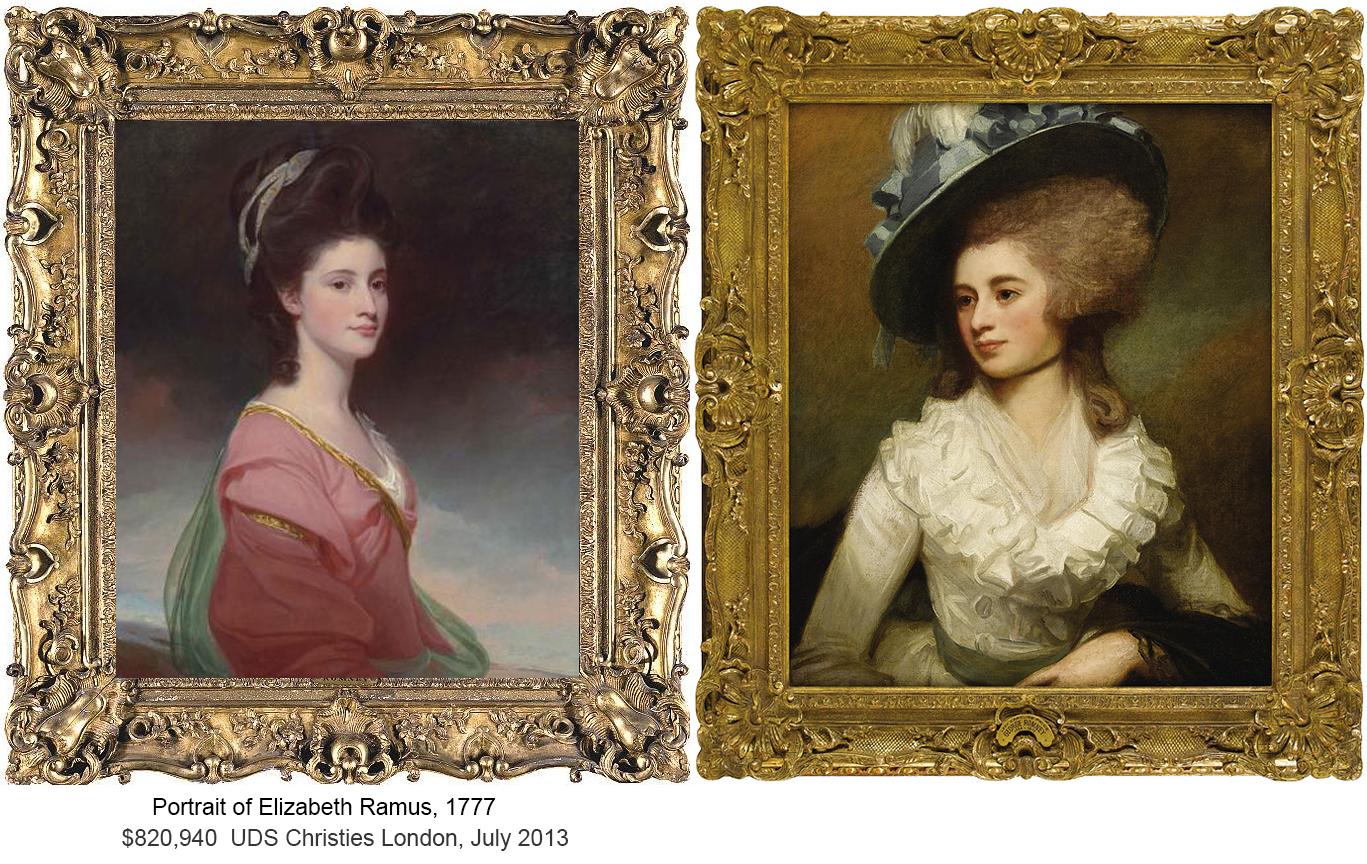 George Romney - Portrait of Lady Caroline Price For Sale at 1stDibs