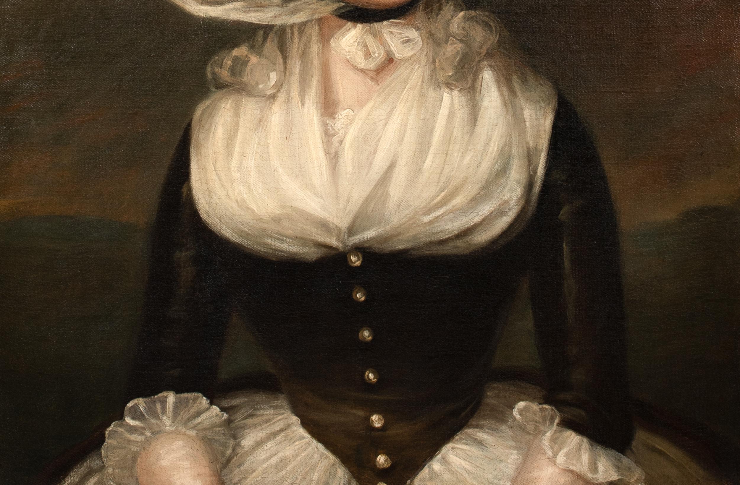 Portrait Of Mrs Elizabeth Rattray, 18th Century  by GEORGE ROMNEY (1734-1802) 6