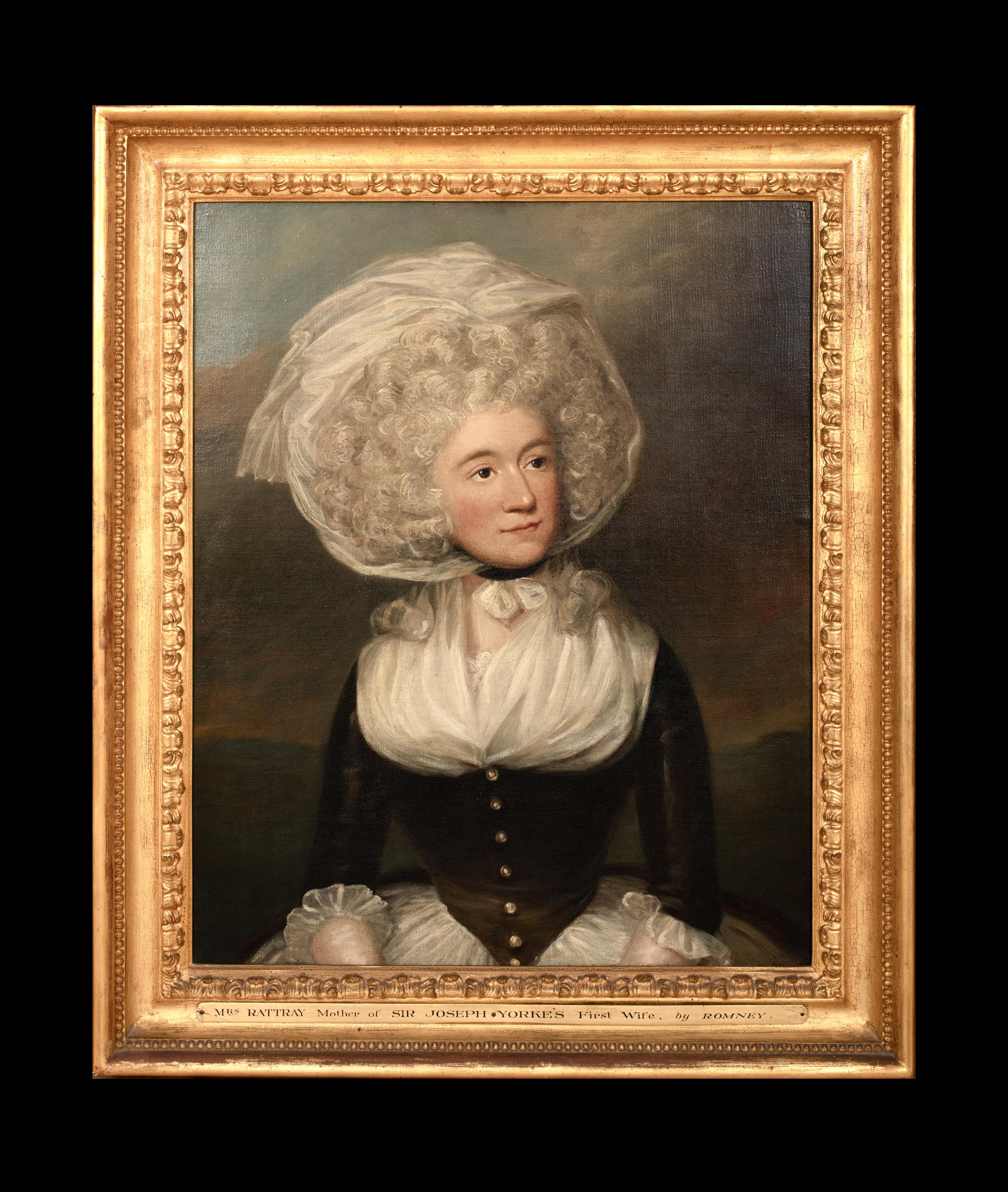 Portrait Of Mrs Elizabeth Rattray, 18th Century  by GEORGE ROMNEY (1734-1802) - Painting by George Romney