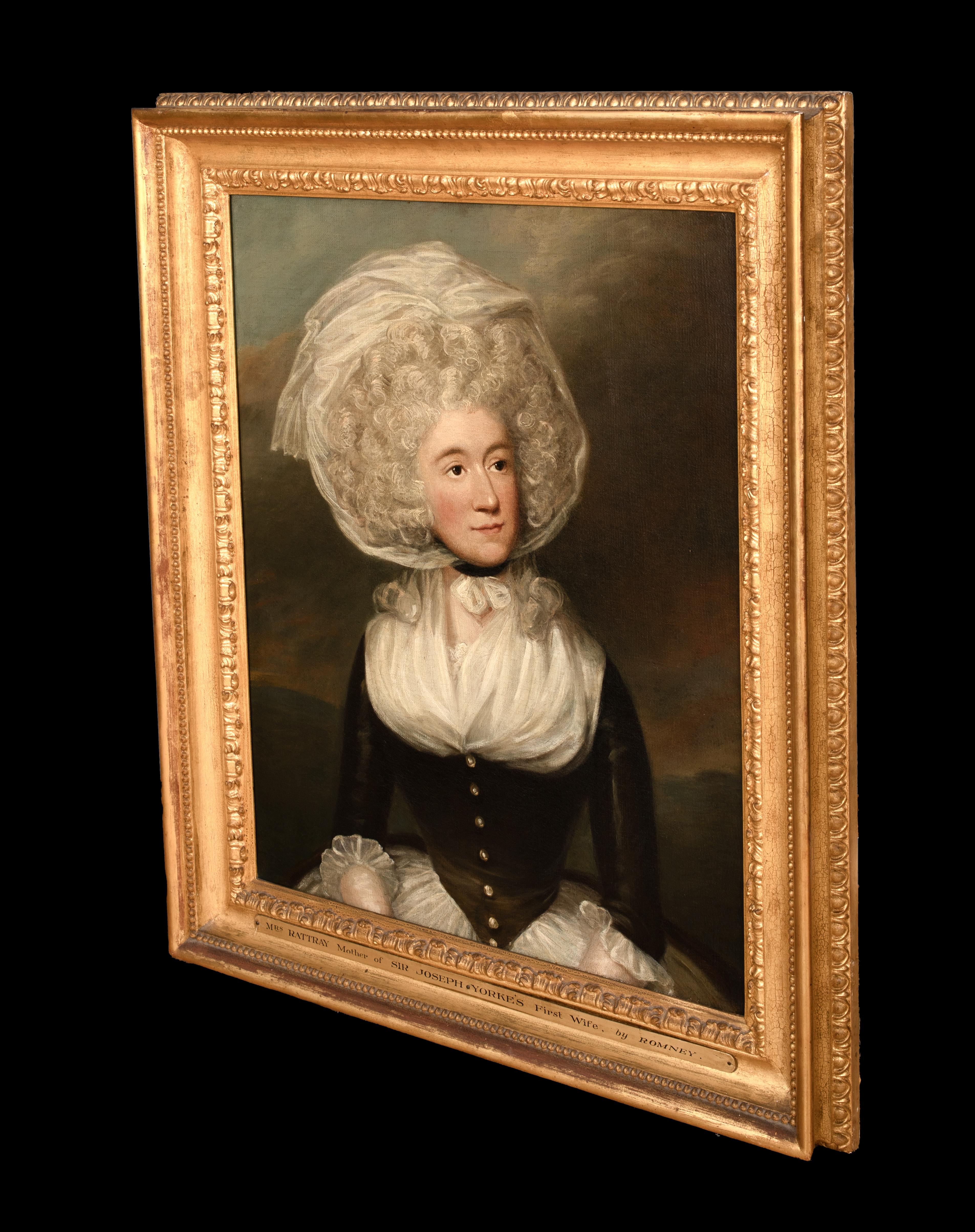 Portrait Of Mrs Elizabeth Rattray, 18th Century  by GEORGE ROMNEY (1734-1802) 4
