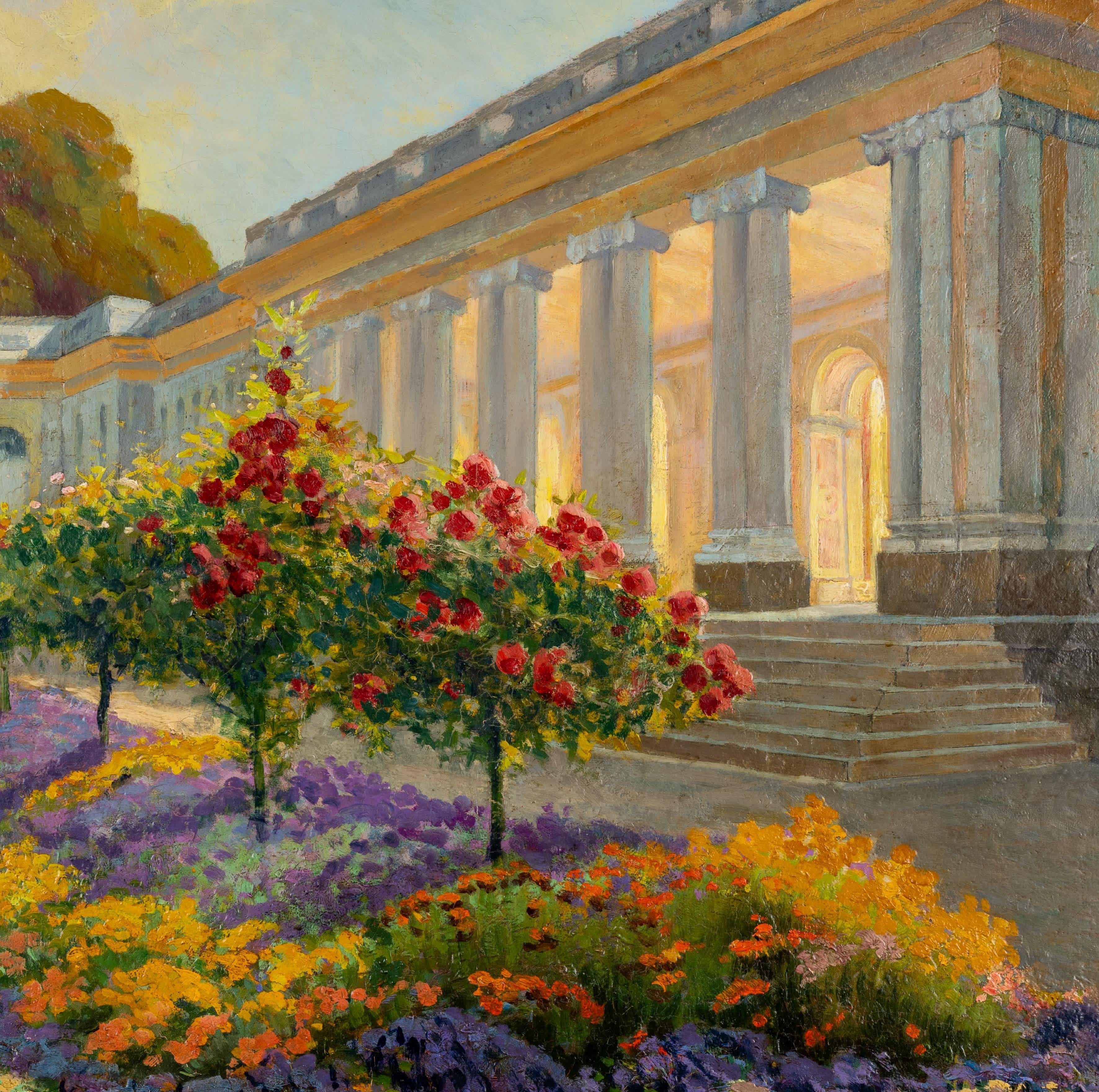 Les Jardin du Versailles (Post-Impressionismus), Painting, von George Roux