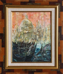 Santa Maria Della Salute, surrealistisches Ölgemälde von George Russin
