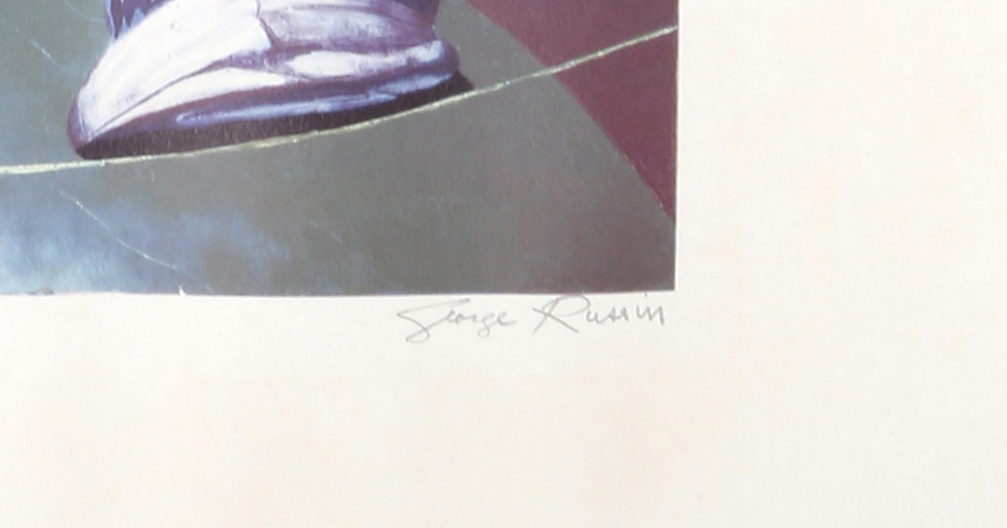High Wire, Surrealist Lithograph by George Russin For Sale 3
