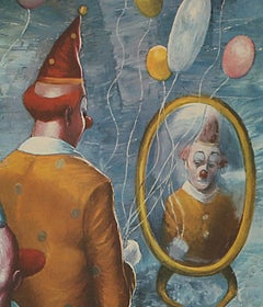 Entre actos, litografía surrealista de George Russin