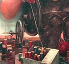 The Tailor, Surrealist Lithograph by George Russin