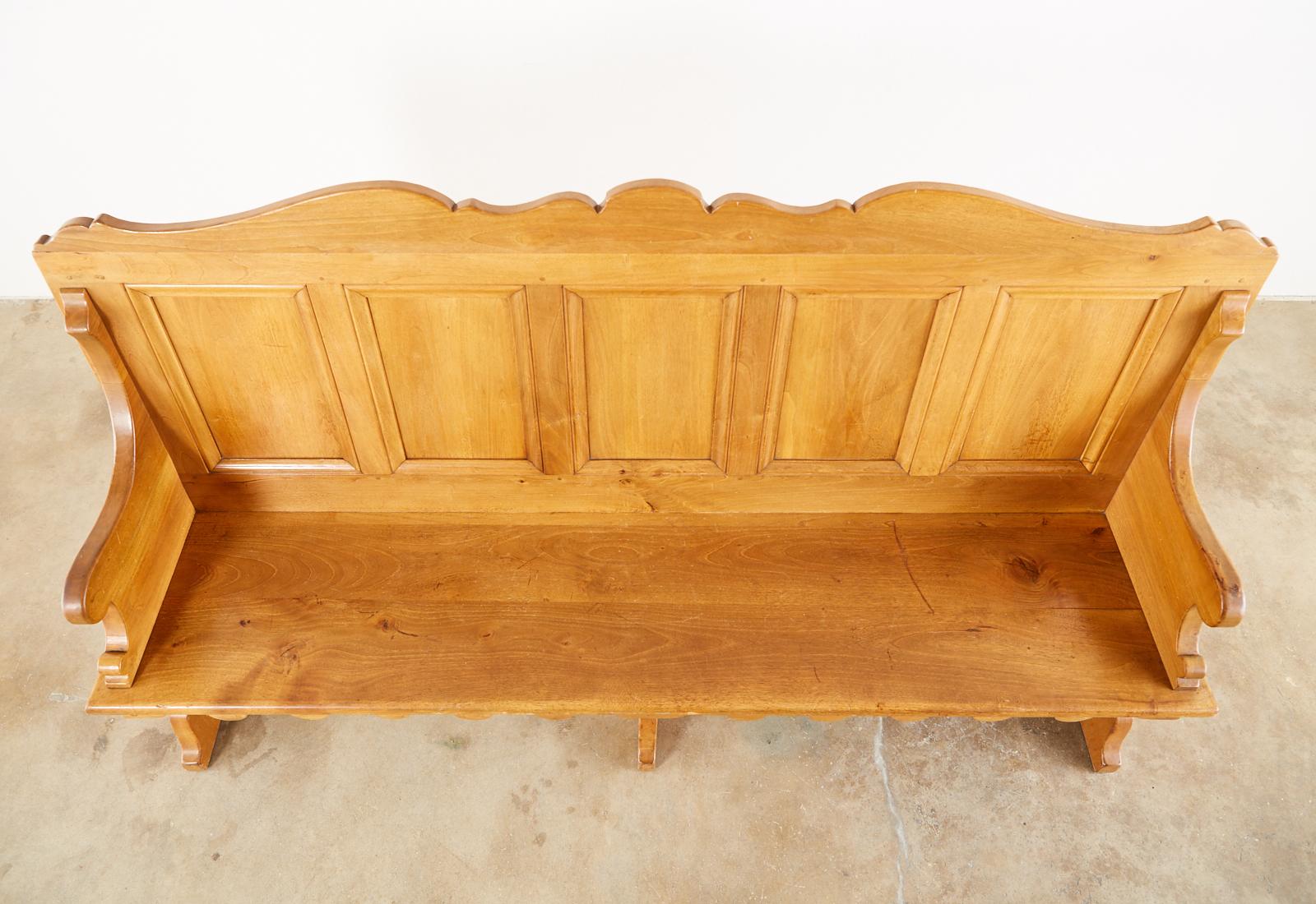 Pair of George S. Hunt Gothic Style Church Pew Benches 12