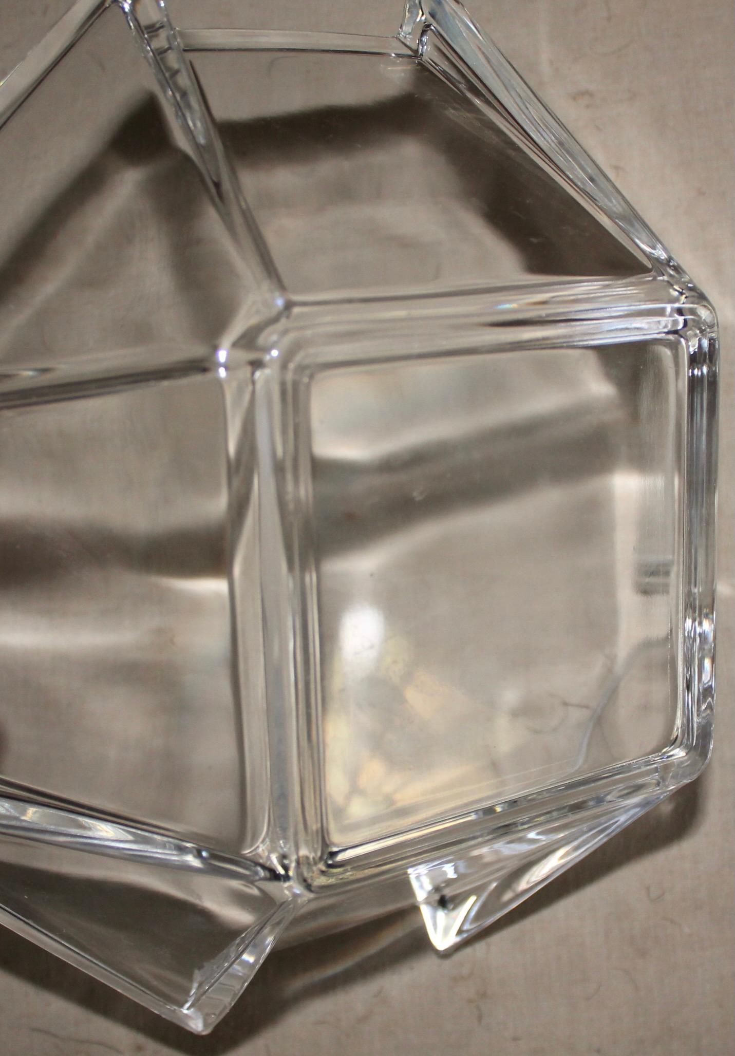 Art-Déco-Glasschale aus Glas von George Sakier für Fostoria im Angebot 3