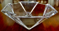 Ciotola in vetro Art Deco di George Sakier per Fostoria