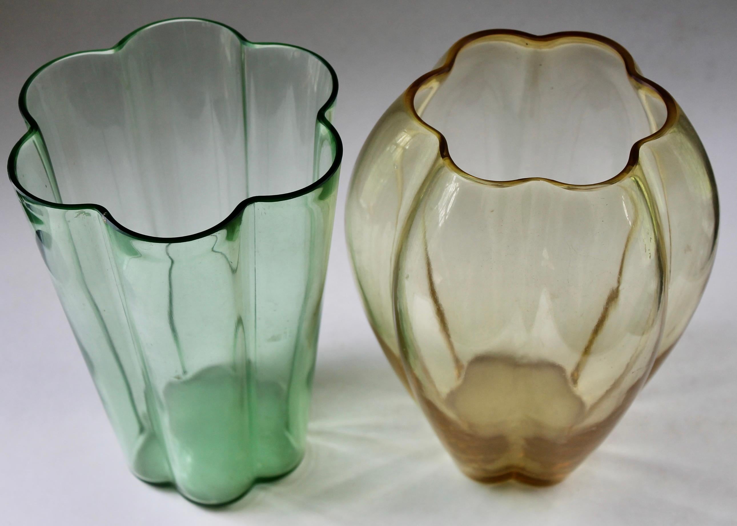 George Sakier Vases for Fostoria American Machine Age Modern For Sale 4