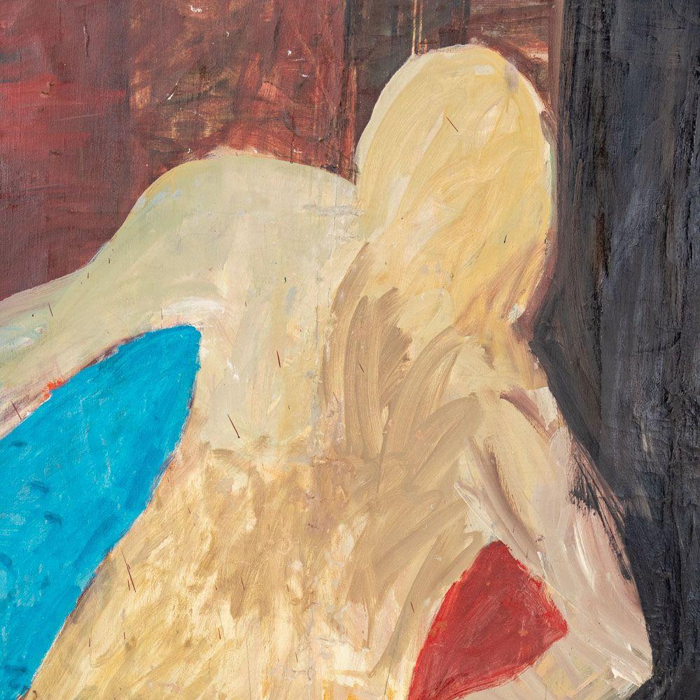 Untitled (Figural Abstract Composition) - Painting by George Segal