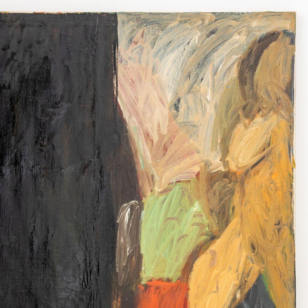 Untitled (Figural Abstract Composition) - Modern Painting by George Segal