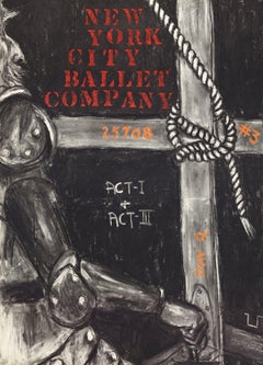 1968 d'après George Segal « New York City Ballet Company Act-I & Act-II » Gray 