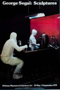 George Segal Exhibition Poster for Whitney Museum of American Art