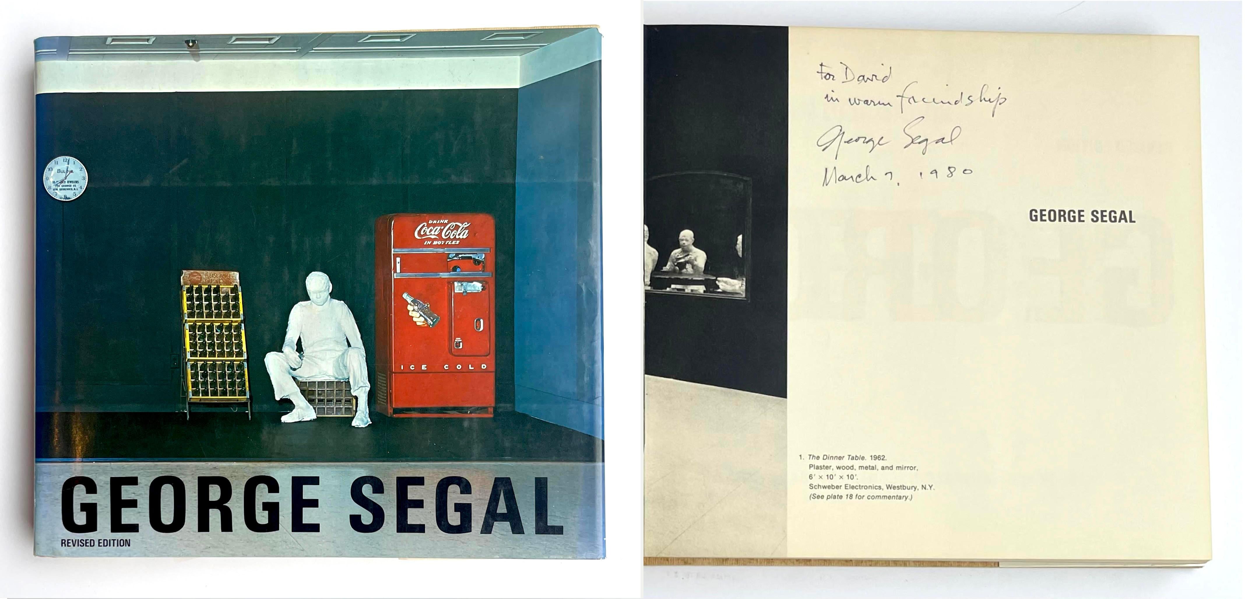 George Segal: Hardback-Monographie  (Hand signiert, datiert und beschriftet)