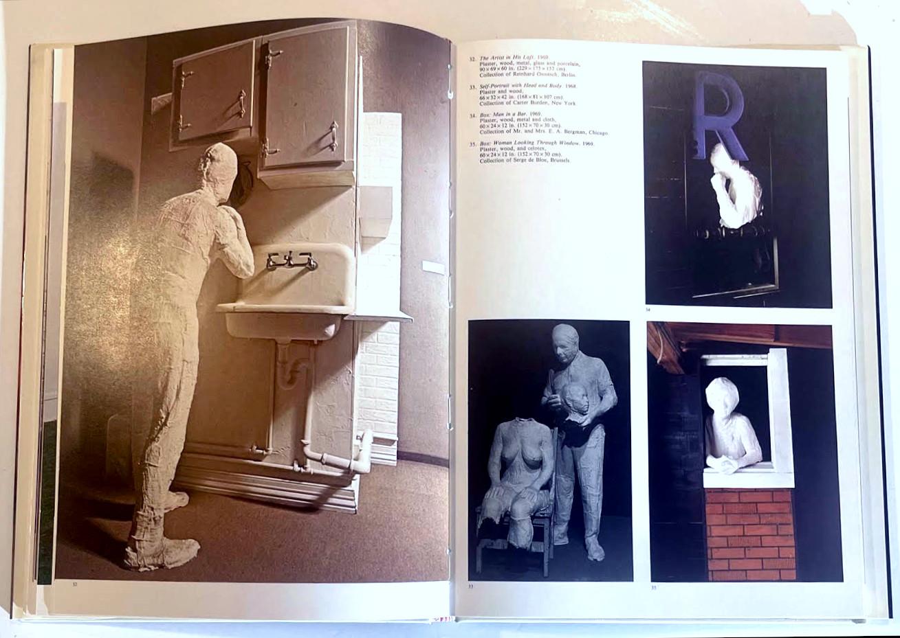 Monographie à dos rigide : George Segal (signé et inscrit par le sculpteur George Segal) en vente 16