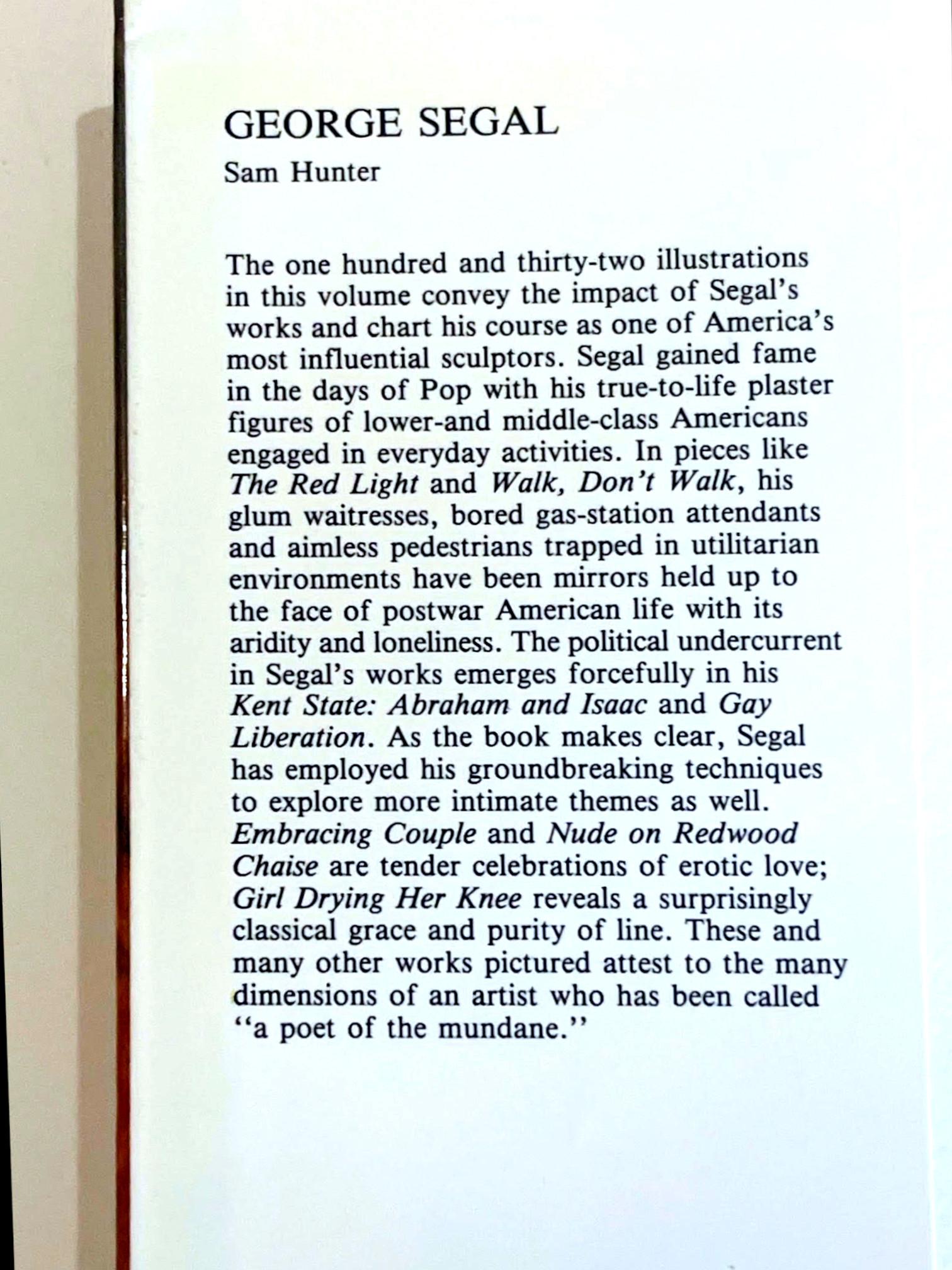 Hardback-Monographie: George Segal (signiert und beschriftet vom Bildhauer George Segal) im Angebot 7